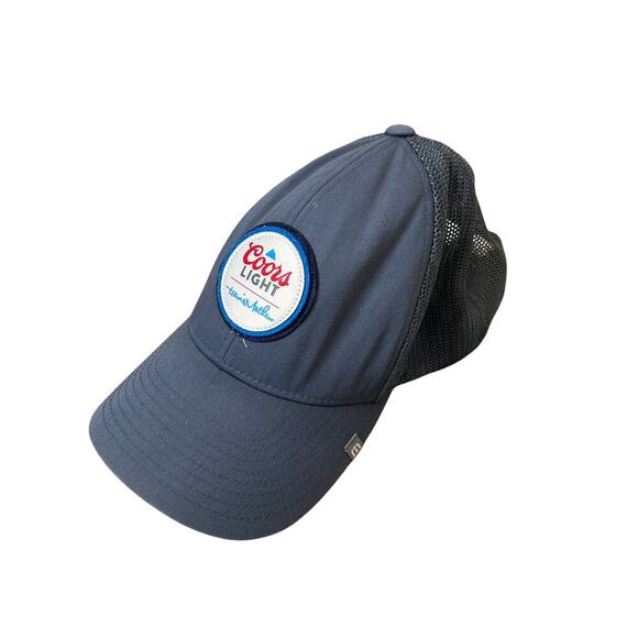 Travis Mathew hat Coors Light Flex Fit one ten steel blue adjustable cap golf - Picture 1 of 4